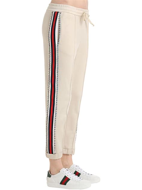 gucci womens track|Gucci track pants for women.